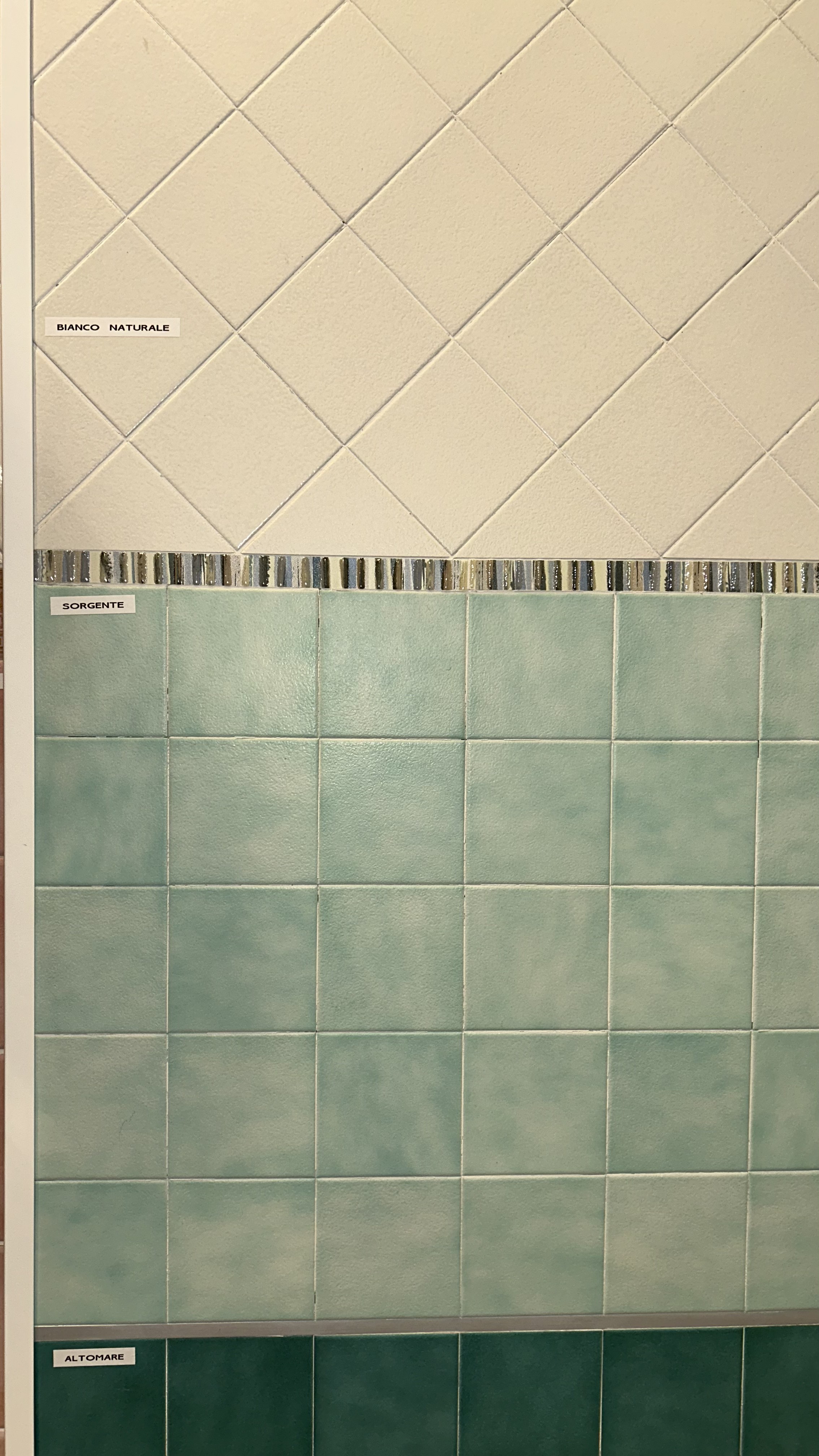 Bianco Naturale / Sorgente / Altomare — Ceramiche di Treviso — occasione showroom